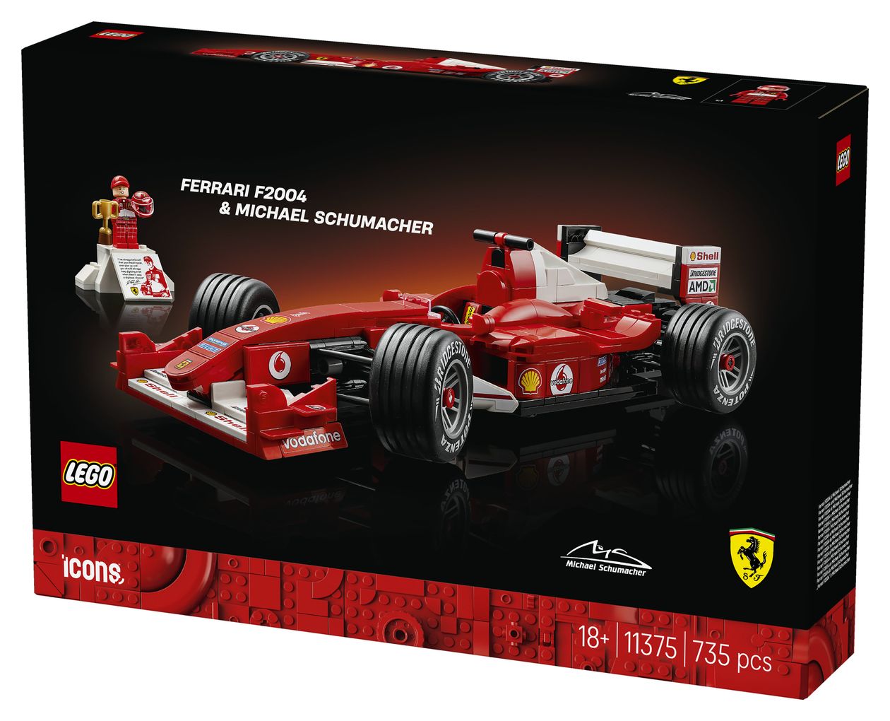 Ferrari F2004 und Michael Schumacher 