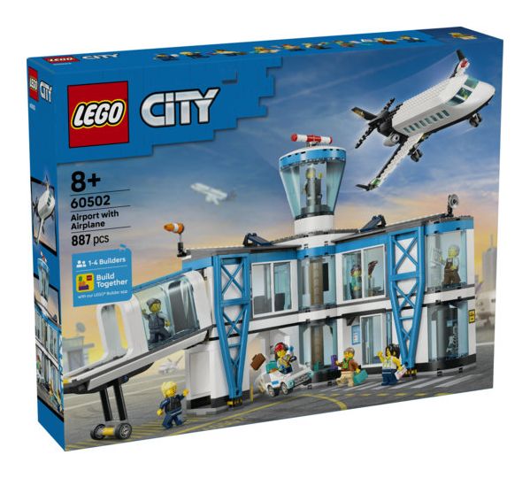 Flughafen mit Flugzeug 