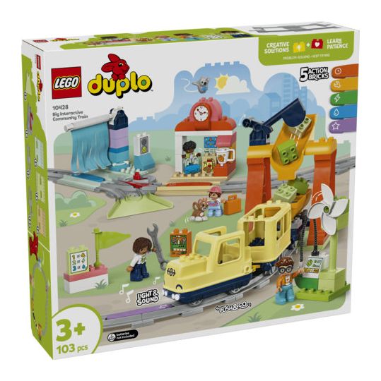 Große interaktive Eisenbahn 