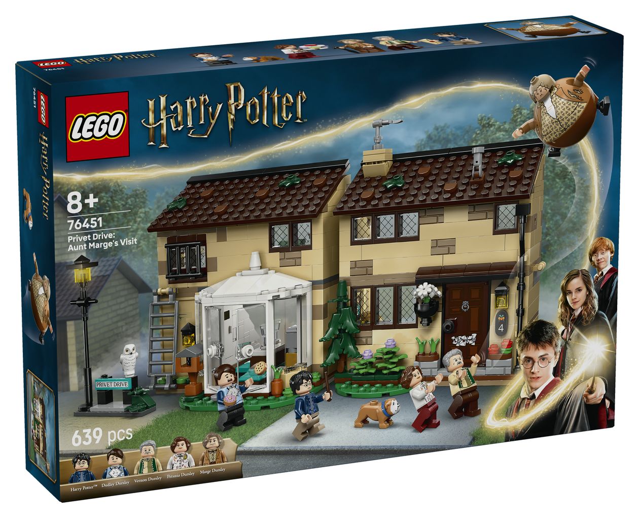 Harry Potter Ligusterweg Tante Magdas Besuch Bauset 639 Teile  (Mehrfarbig) 