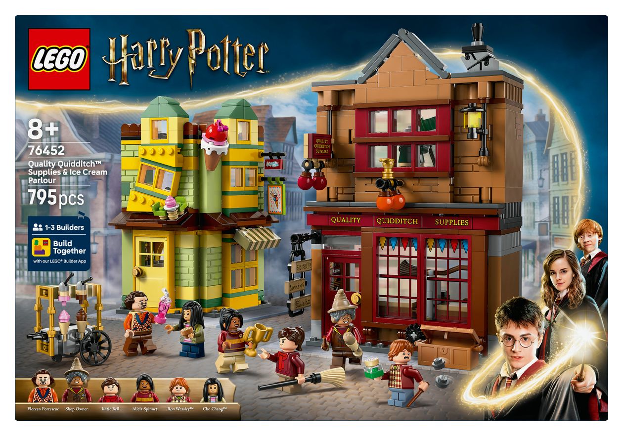 Harry Potter Qualität für Quidditch und Fortescues Eissalon Bauset 795 Teile  (Mehrfarbig) 