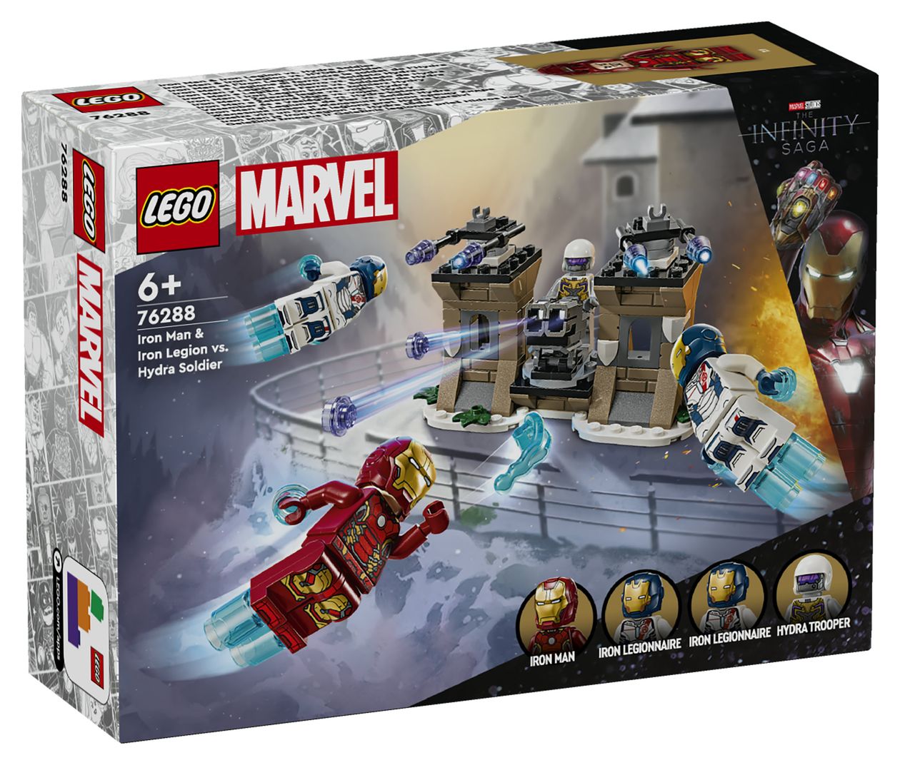 Iron Man & Iron Legion vs. HYDRA-Soldat 