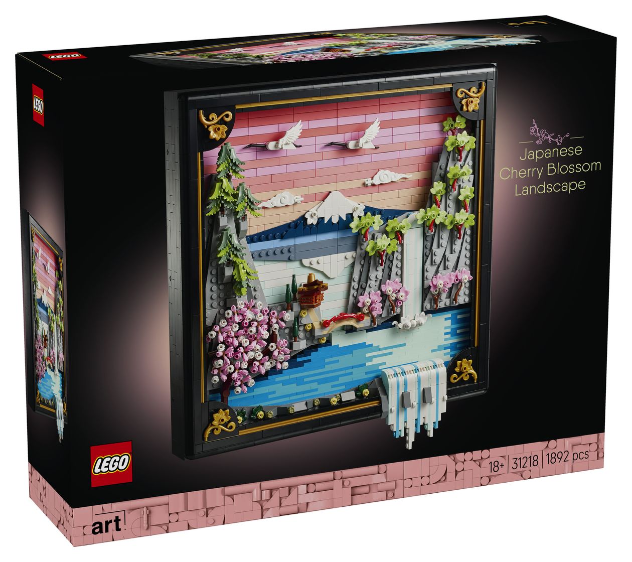 Japanische Kirschblütenlandschaft 