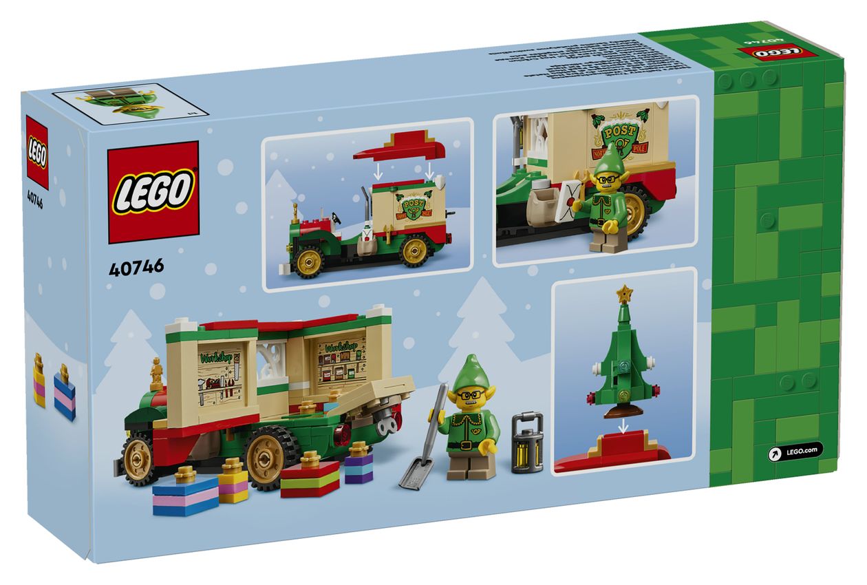 Lieferwagen des Weihnachtsmanns 