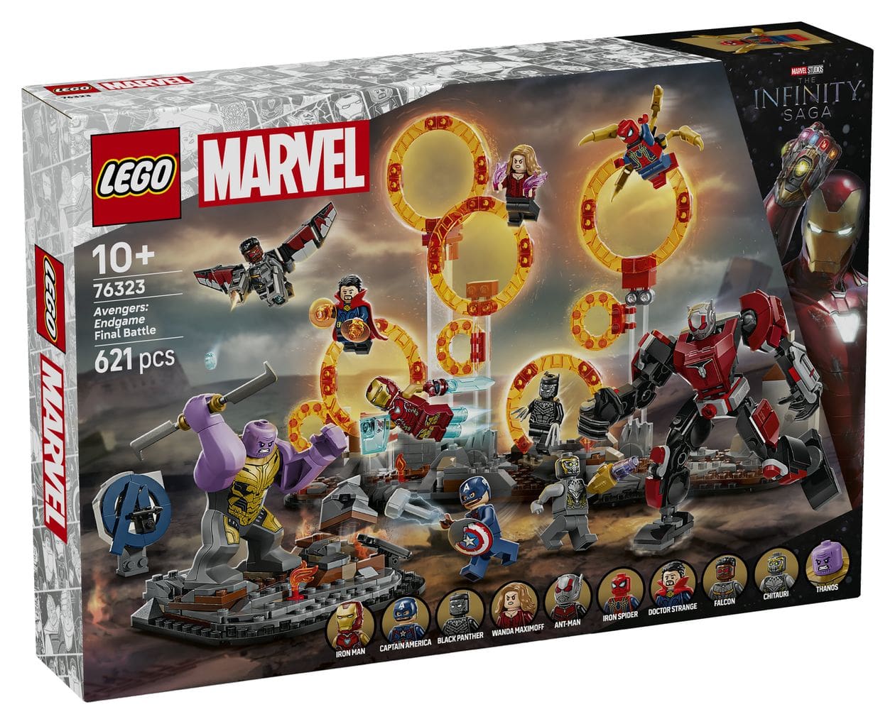Marvel Avengers Endgame Letzter Showdown Bauset 621 Teile  (Mehrfarbig) 