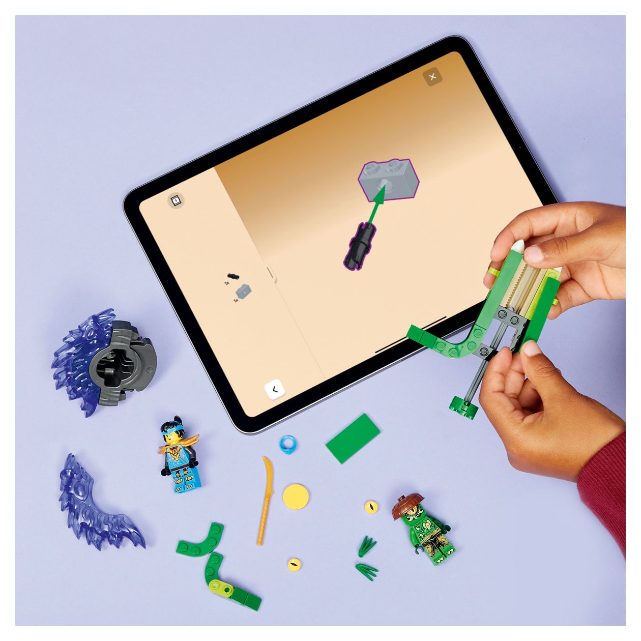 Nya vs. Mutationsmonster-Spinner 