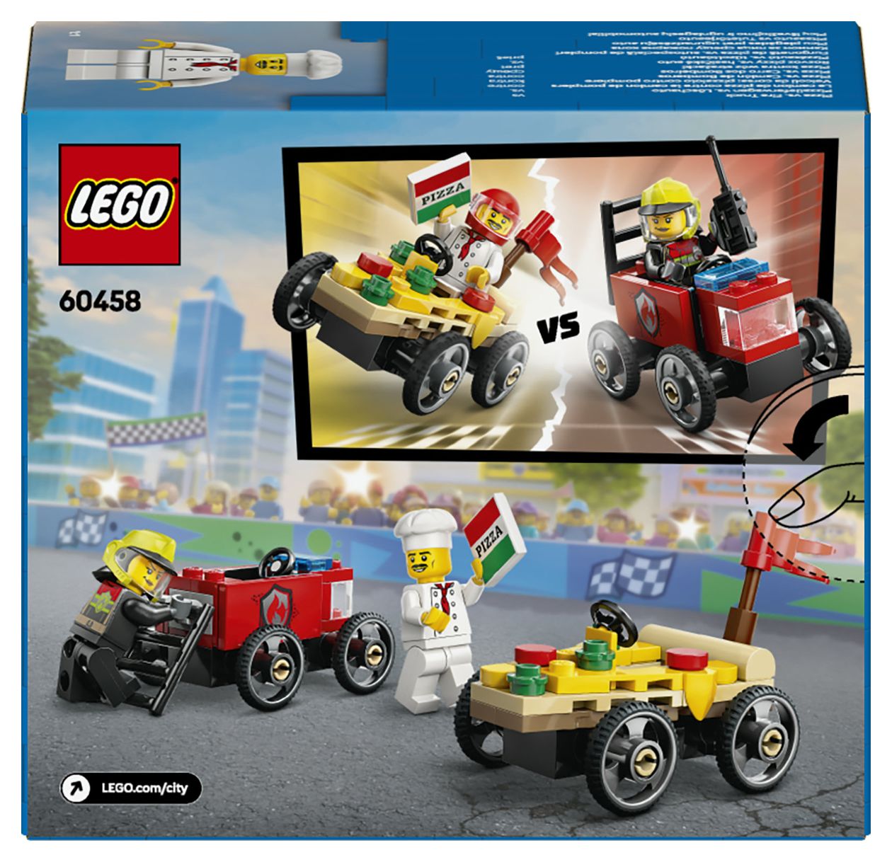 Pizzalieferwagen vs. Löschauto 