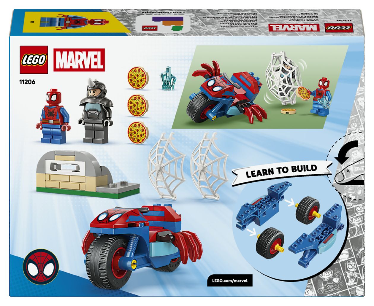 Spidey auf Motorrad vs. Rhino 