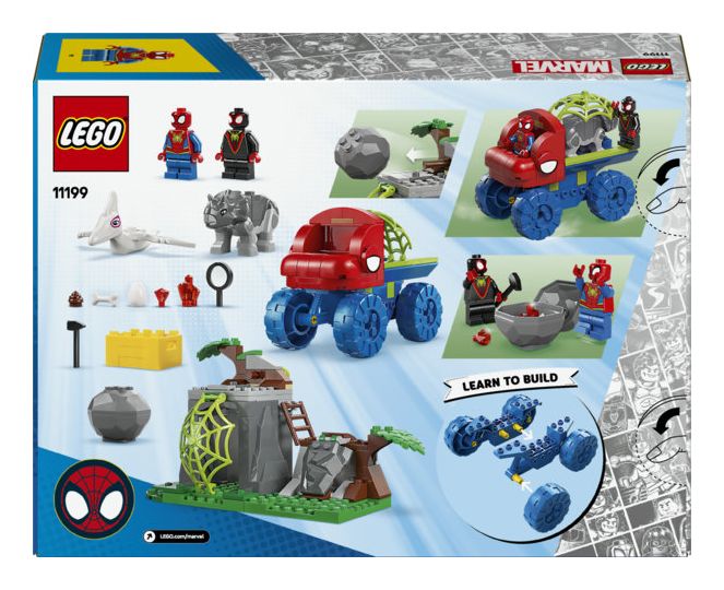 Spideys Team auf Rettungsmission im Dino-Truck 