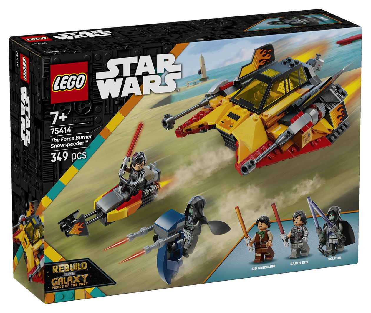Star Wars The Force Burner Snowspeeder Bauset 349 Teile  (Mehrfarbig) 