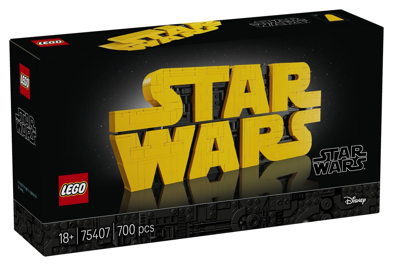 Star WarsTM Logo aus LEGO Steinen 