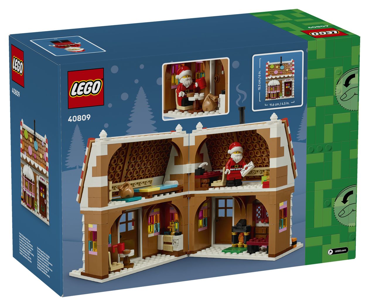 Weihnachtliches Lebkuchenhaus 