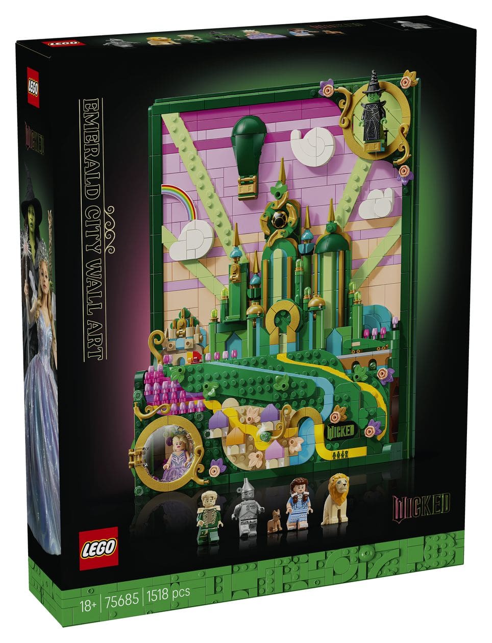 Wicked Emerald City Wandkunst Bauset 1518 Teile  (Mehrfarbig) 