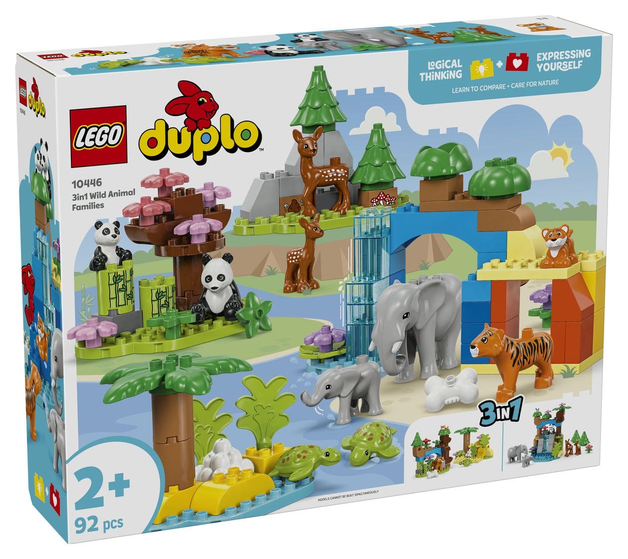 Wildtier-Familien 3-in-1-Set 