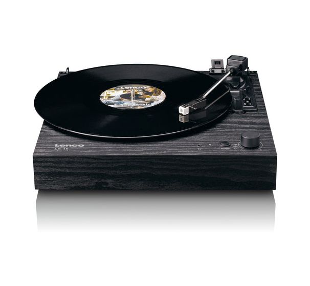 LS-15BK Audio-Plattenspieler mit Riemenantrieb  (Schwarz) 