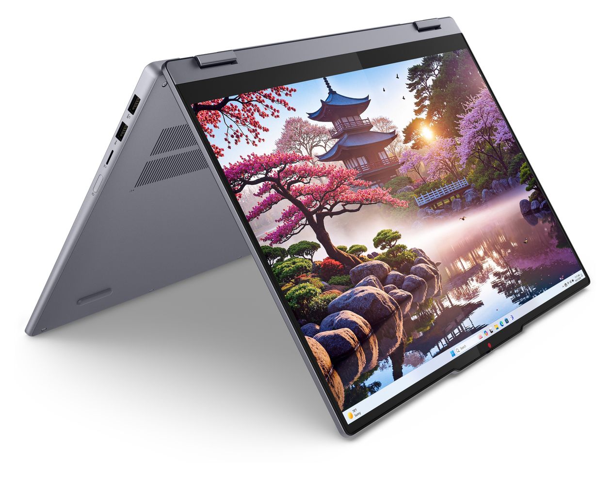 IdeaPad 5 2-in-1 16AKP10 Copilot+ WUXGA Notebook 40,6 cm (16 Zoll) 1920 x 1200 Pixel 512 GB SSD Windows 11 Home AMD Ryzen 5 max. 4,8 GHz  (Grau) 