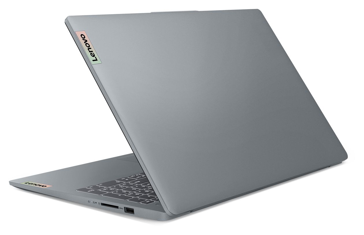 IdeaPad Slim 3 15AMN8 Full HD Notebook 39,6 cm (15.6 Zoll) 1920 x 1080 Pixel 8 GB Ram 512 GB SSD Windows 11 Home AMD Ryzen 3 max. 4,1 GHz intern  (Grau) 