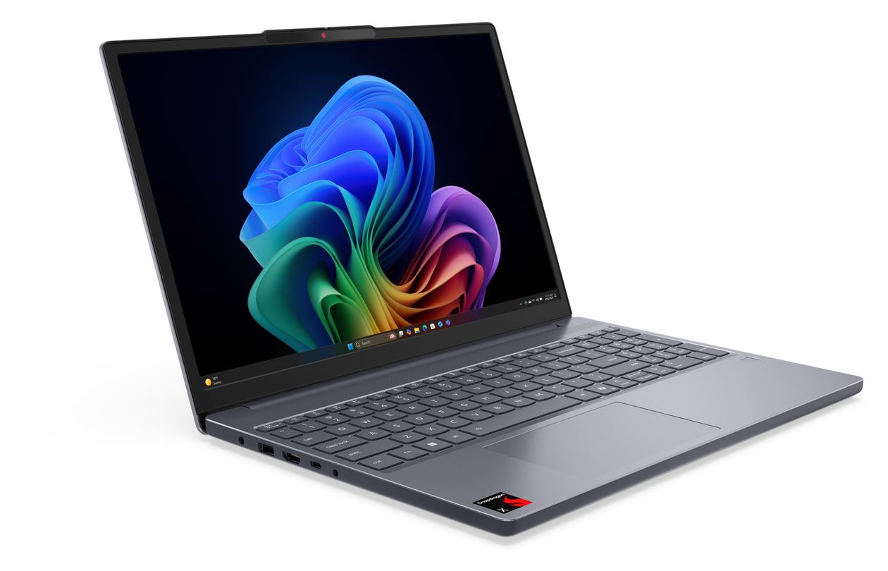 IdeaPad Slim 3 15Q8X10 Copilot+ WUXGA Notebook 38,9 cm (15.3 Zoll) 1920 x 1200 Pixel 1 TB SSD Windows 11 Home Qualcomm Snapdragon max. 3 GHz  (Grau) 