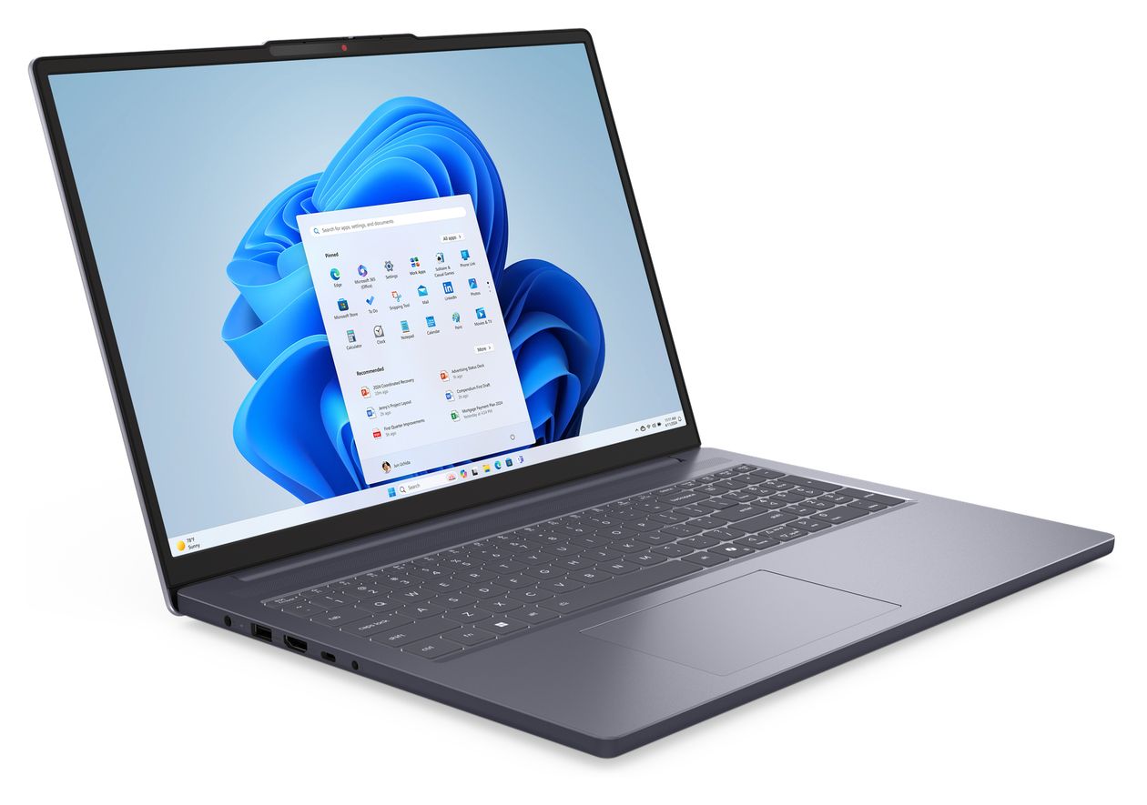 IdeaPad Slim 3 16ARP10 WUXGA Notebook 40,6 cm (16 Zoll) 1920 x 1200 Pixel 512 GB SSD Windows 11 Home AMD Ryzen 7 max. 4,75 GHz  (Grau) 