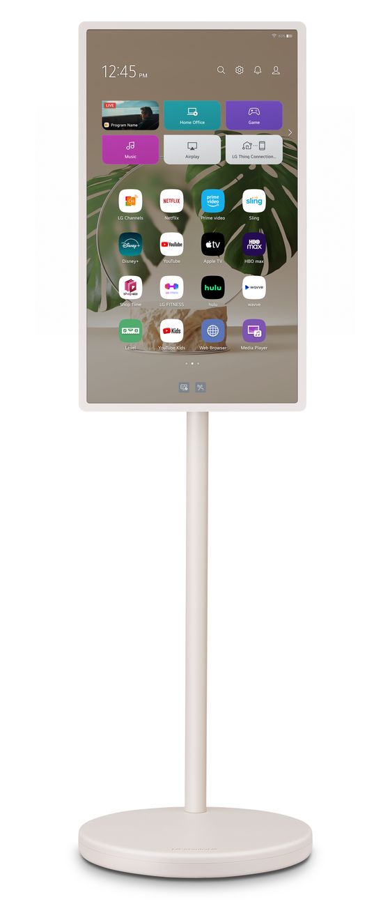 27LX6TDGA StandbyME LED 68,6 cm (27 Zoll) Fernseher Quad HD  (Beige) 