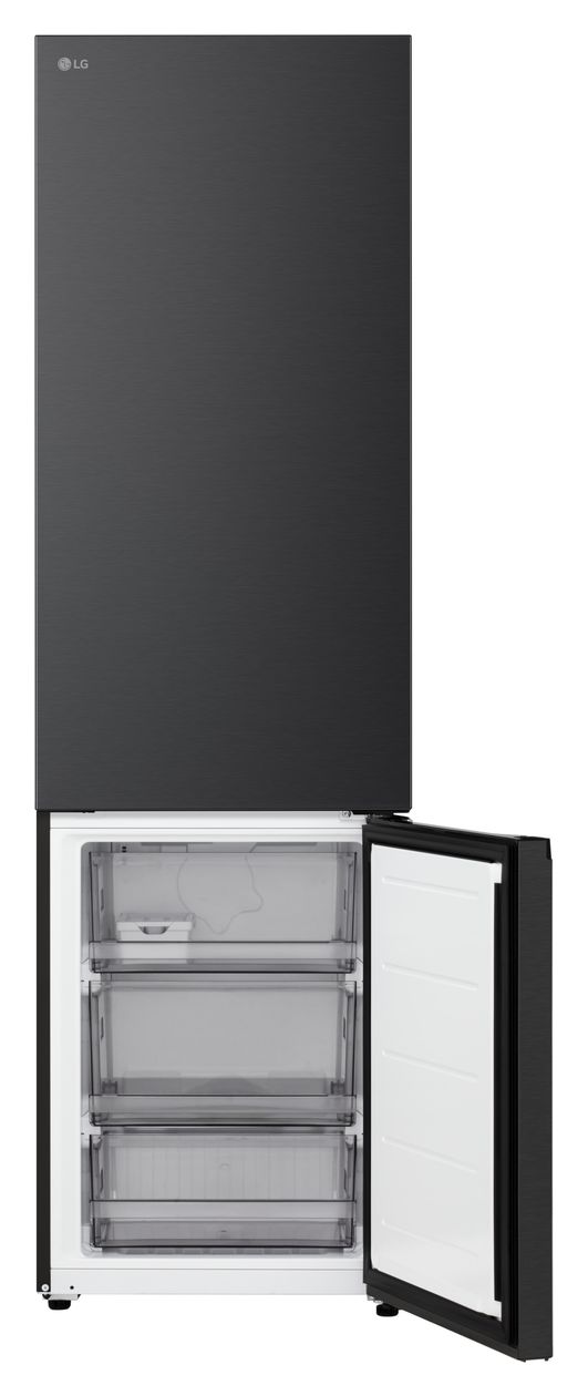 GBBS524AEV 262 l / 113 l Kühl-Gefrierkombi freistehend NoFrost 112 kWh Jahr  (Schwarz) 