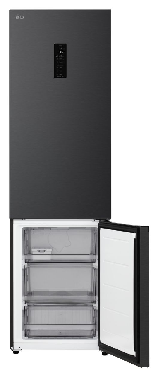 GBBS525CEV 262 l / 113 l Kühl-Gefrierkombi freistehend 175 kWh Jahr  (Schwarz) 