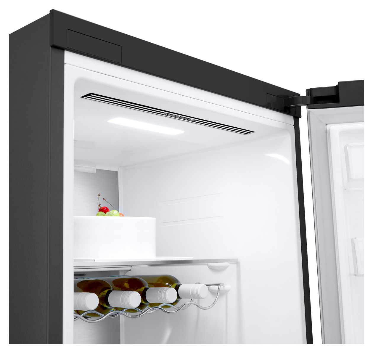 GLM71MCCSX 386 l / 386 l Kühlschrank freistehend EEK: C 77 kWh Jahr  (Schwarz) 