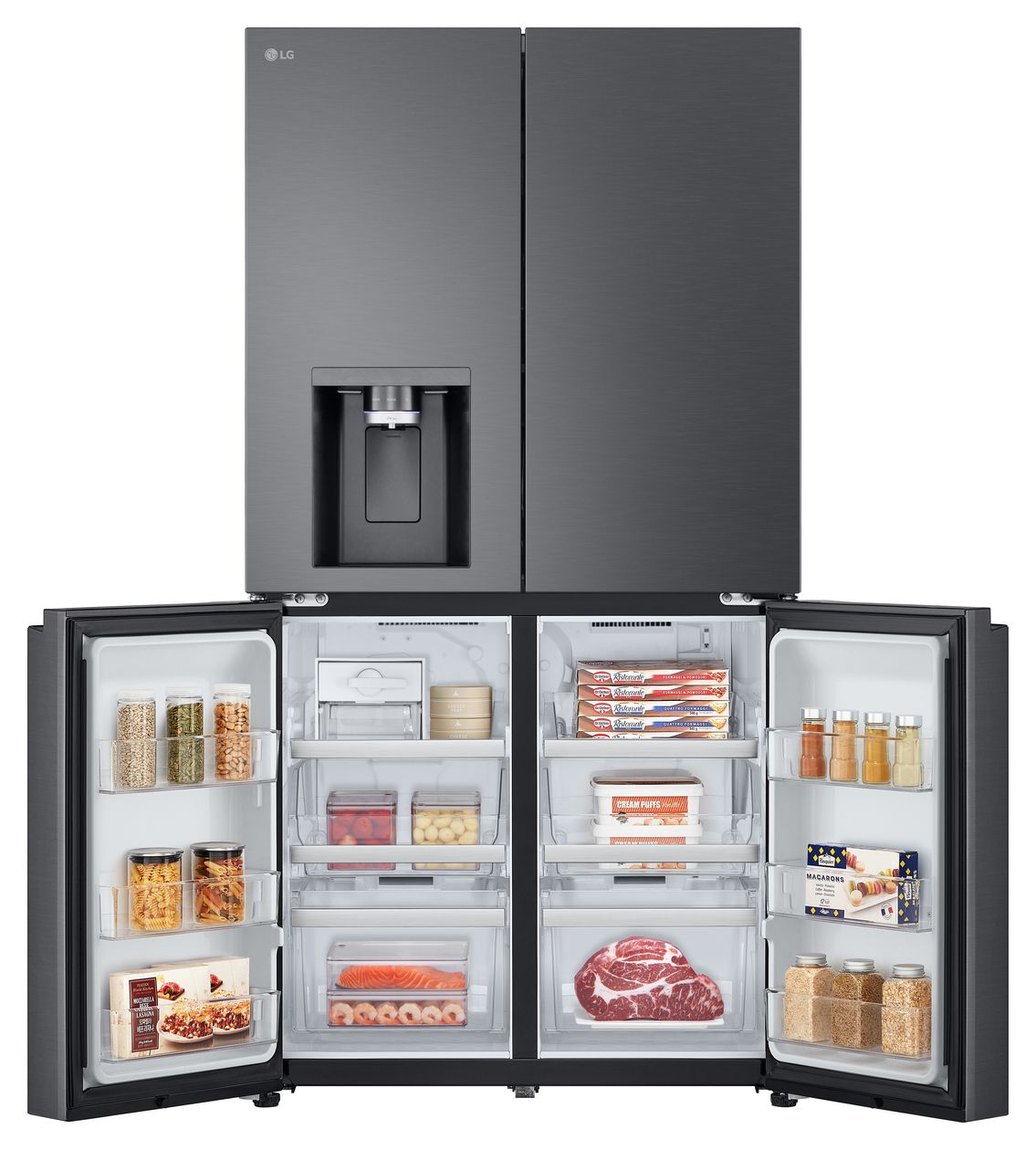 GMF961EV6C Side-by-Side Kühl-/ Gefrierkombination 384 l / 261 l 230 kWh NoFrost 1792 mm x 914 mm  (Schwarz) 