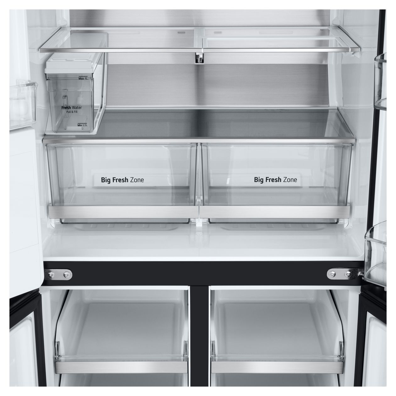 GMG761EPAE Side-by-Side Kühl-/ Gefrierkombination 288 l / 220 l 314 kWh 1757 mm x 835 mm  (Schwarz) 