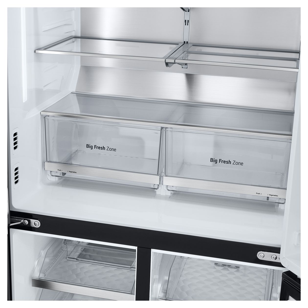 GMG960EVEE Side-by-Side Kühl-/ Gefrierkombination French Door 364 l / 274 l 359 kWh NoFrost 1792 mm x 914 mm  (Schwarz) 