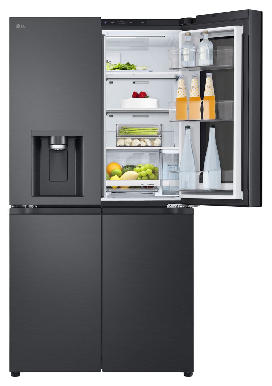 GMG961MBKE Side-by-Side Kühl-/ Gefrierkombination 363 l / 274 l 354 kWh NoFrost 1792 mm x 914 mm  (Edelstahl) 