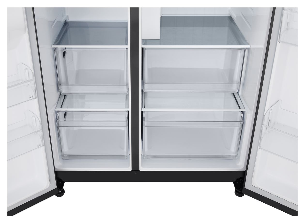 GSJC40EPPE Side-by-Side Kühl-/ Gefrierkombination 417 l / 221 l 347 kWh NoFrost 1790 mm x 913 mm  (Schwarz) 