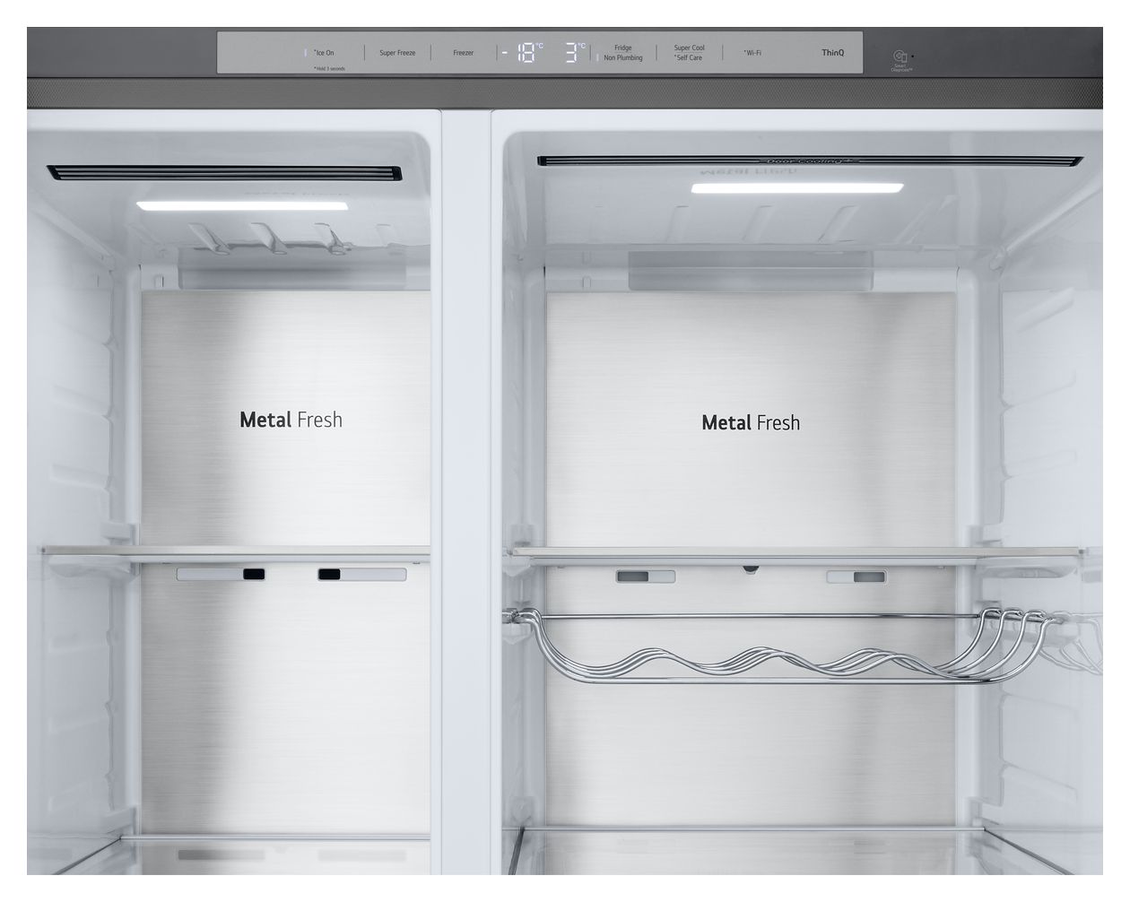 GSLE91MBAB Side-by-Side Kühl-/ Gefrierkombination 404 l / 219 l 175 kWh NoFrost 1790 mm x 913 mm  (Edelstahl) 
