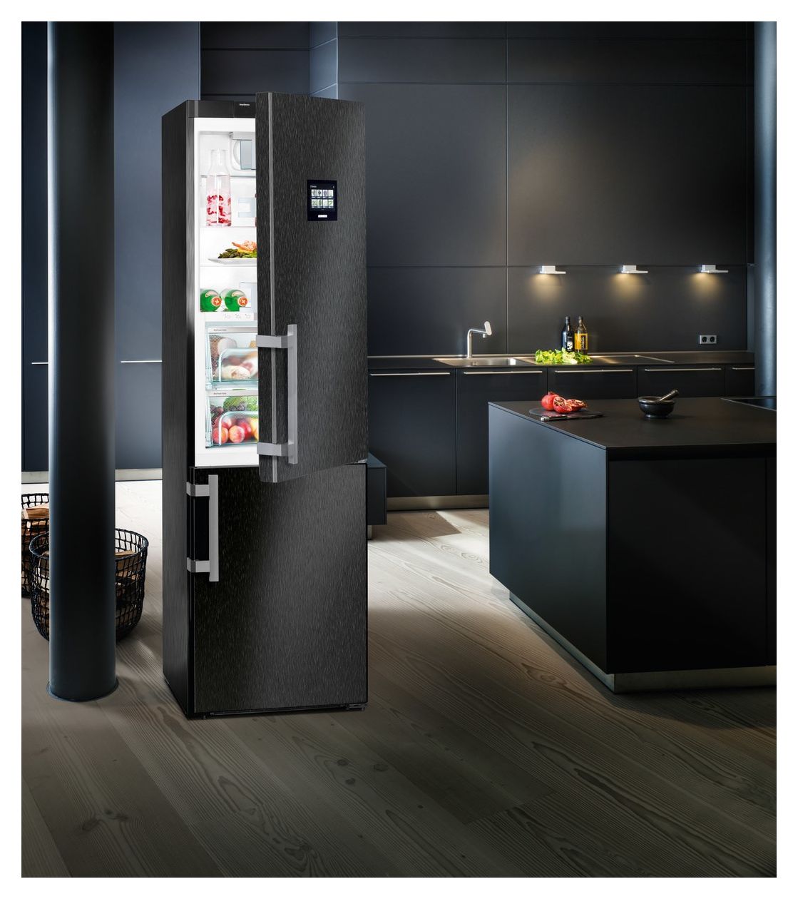 CBNbs4878-21 248 l / 104 l Kühl-Gefrierkombi freistehend NoFrost 182 kWh Jahr  (Edelstahl) 