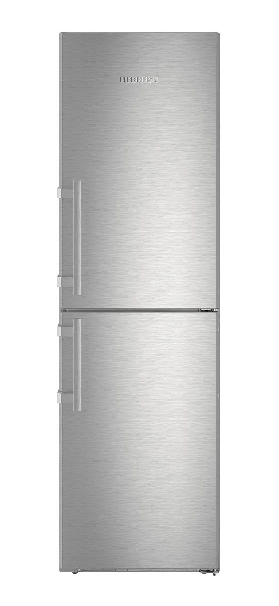 CNef4735-21 222 l / 132 l Kühl-Gefrierkombi freistehend NoFrost 210 kWh Jahr  (Silber) 