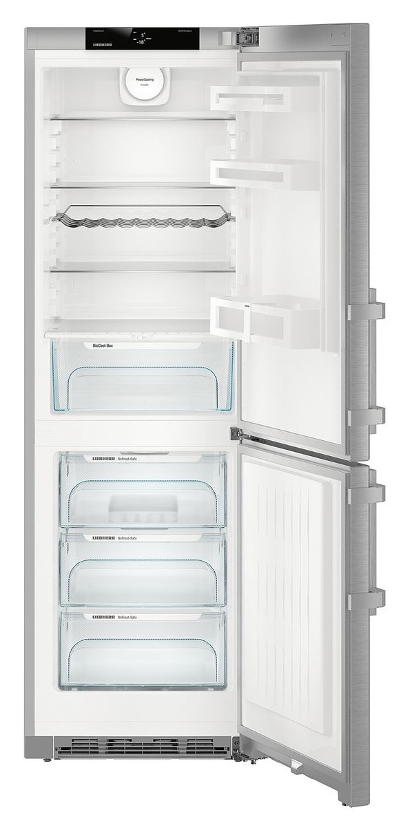 CNief4335-21 Comfort 220 l / 101 l Kühl-Gefrierkombi freistehend NoFrost  (Silber) 