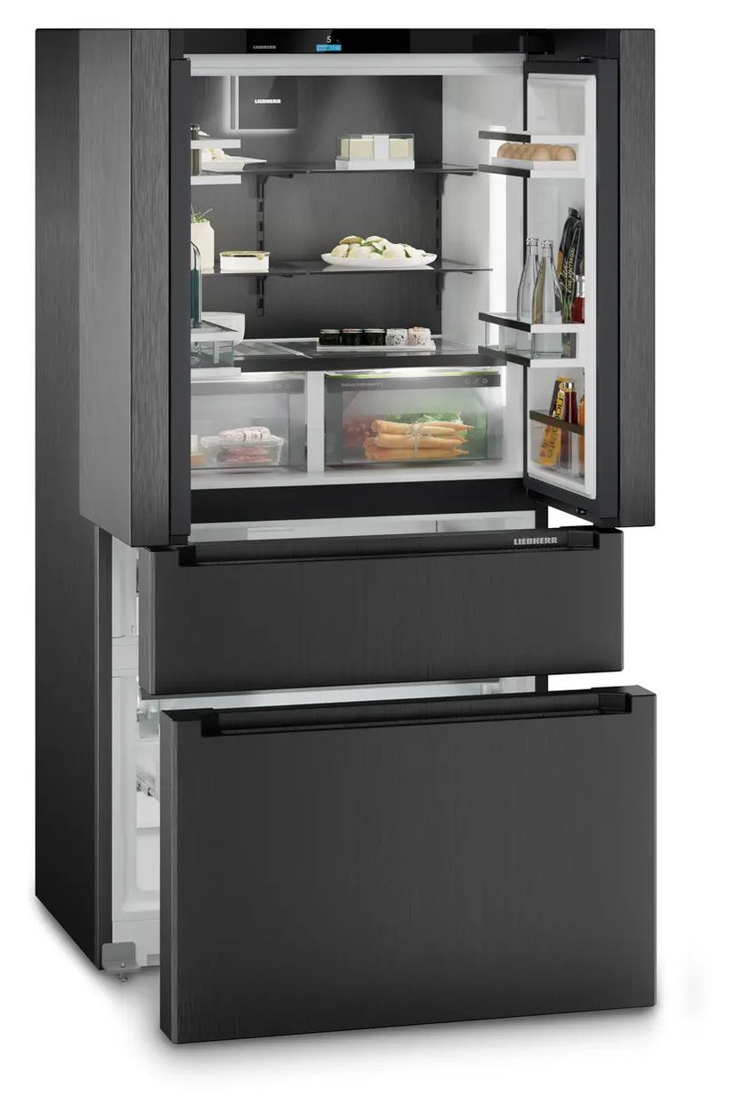 MBbsdi9556-20 Prime BioFresh Side-by-Side Kühl-/ Gefrierkombination French Door 356 l / 231 l 287 kWh NoFrost 1805 mm x 906 mm  (Schwarz) 