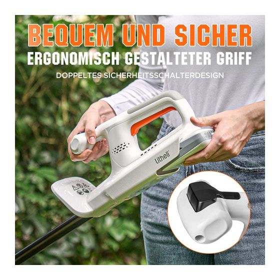Handy+ 20V U20 2,0 Ah SE Kabelloser Heckenschere Bürstenschneider 