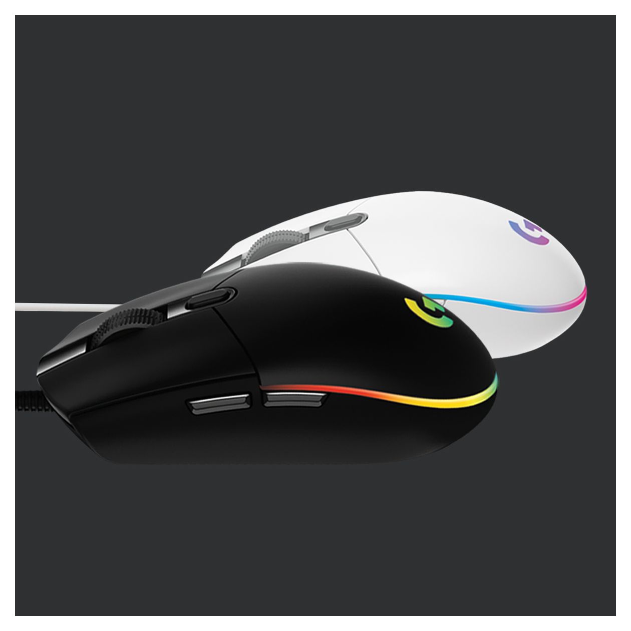 G203 LightSync 8000 DPI Gaming Maus  (Schwarz) 