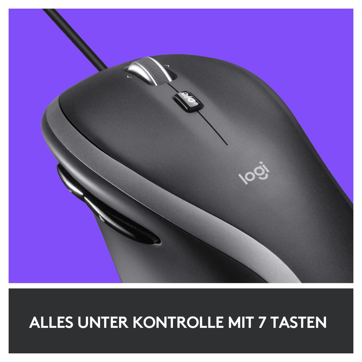 M500s Advanced Corded 4000 DPI Büro Maus Optisch 