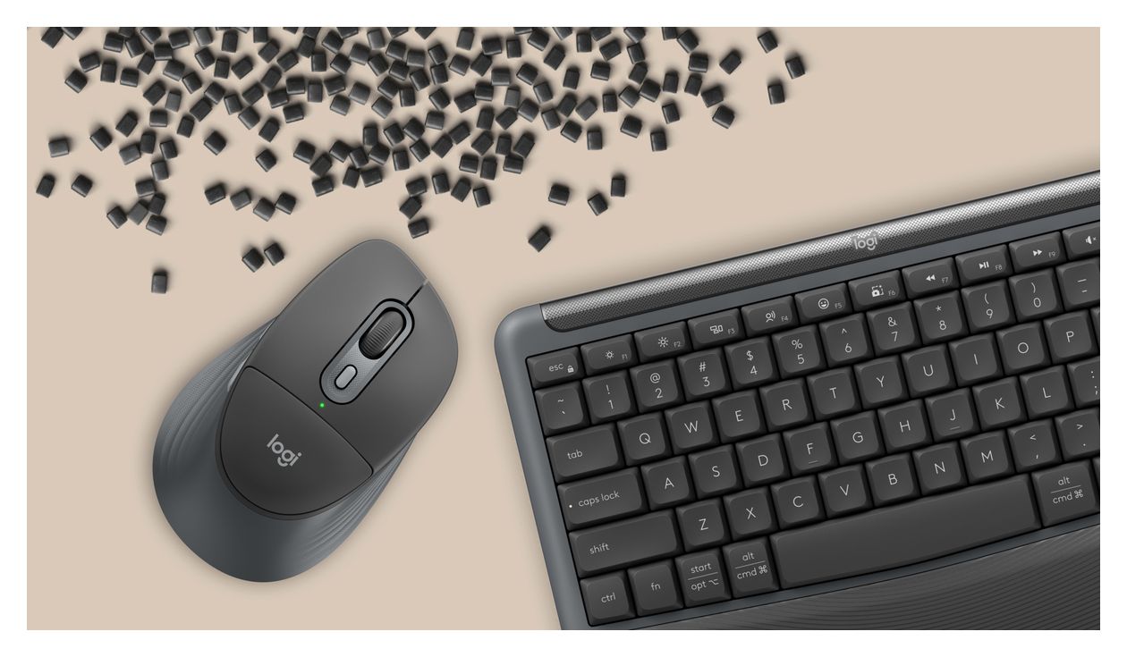 MK880 Signature Comfort Plus Combo Universal Tastatur RF Wireless + Bluetooth 2.4 GHz  (Graphit) 