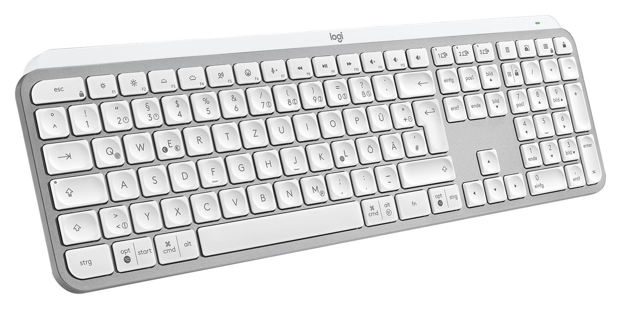 MX Keys S LED Universal Tastatur Bluetooth  (Grau) 