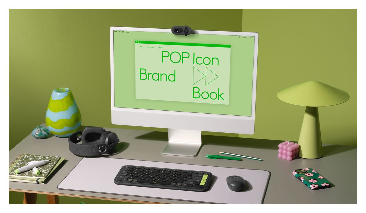 POP Icon Keys Universal Tastatur Bluetooth  (Graphit) 