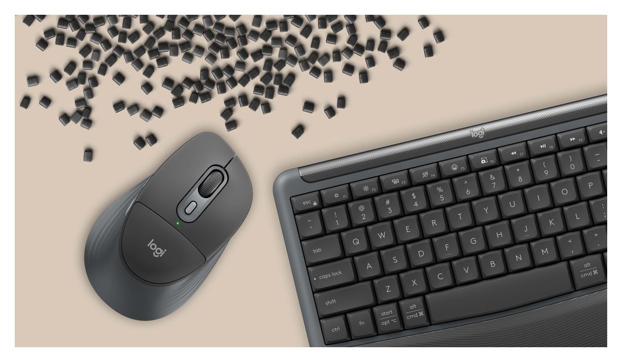 MK880 Signature Comfort Plus Combo Universal Tastatur RF Wireless + Bluetooth 2.4 GHz  (Graphit) 