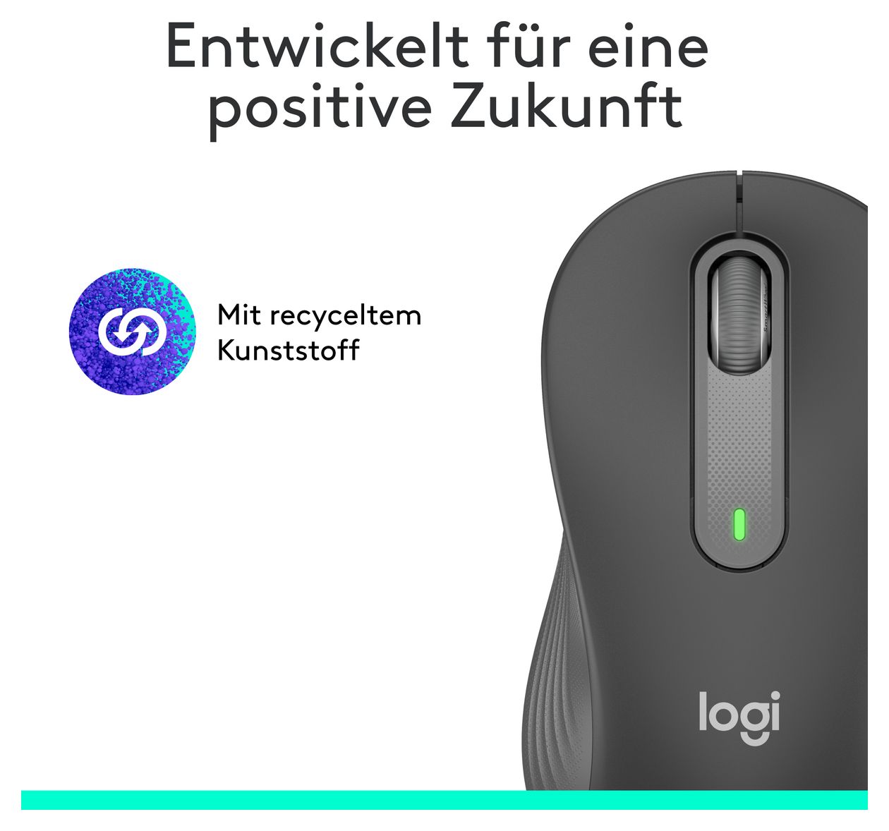Signature M650 4000 DPI Büro Maus Optisch  (Graphit) 