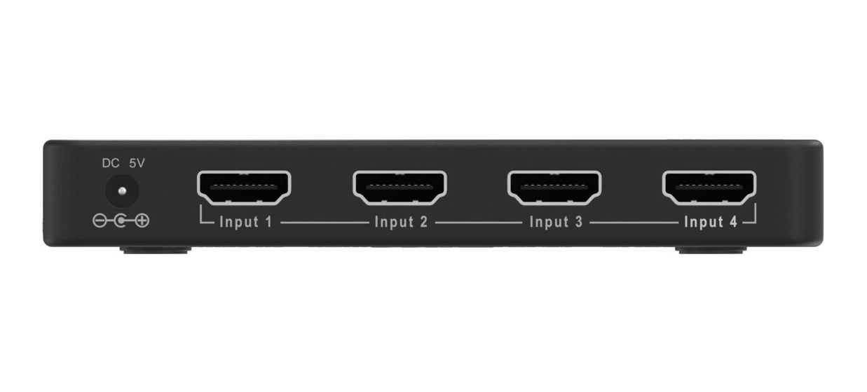 Connect 740 – HDMI-Switch 8K 60 Hz – 4K 120 Hz – HDMI 2.1 – 4 Eingänge / 1 Ausgang 