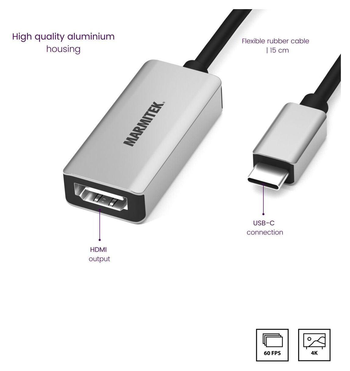 Connect USB C auf HDMI - USB-C auf HDMI Adapter 