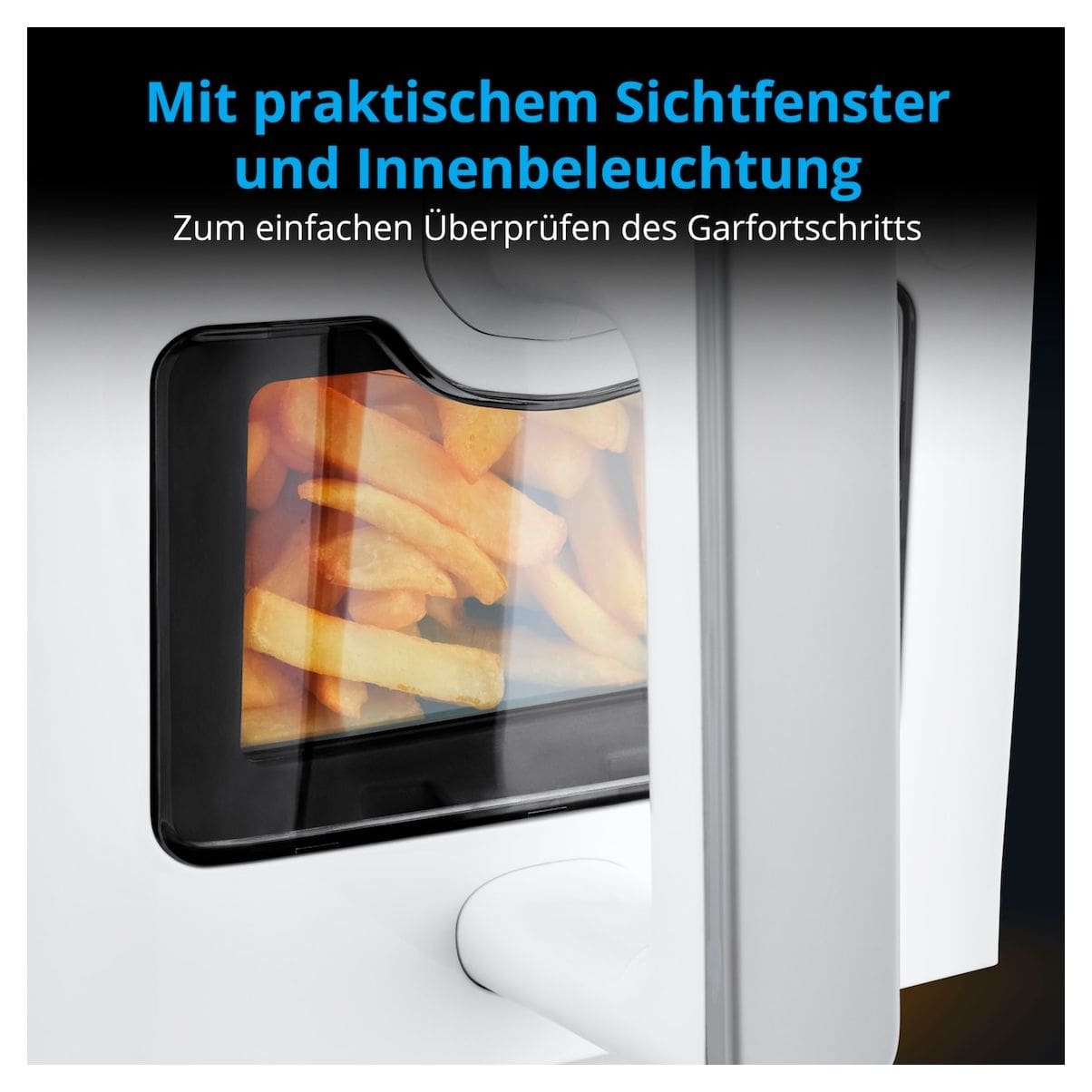 Life P20 XXL MD11760 Doppel Heißluftfritteuse 8,7 l 2600 W  (Weiß) 