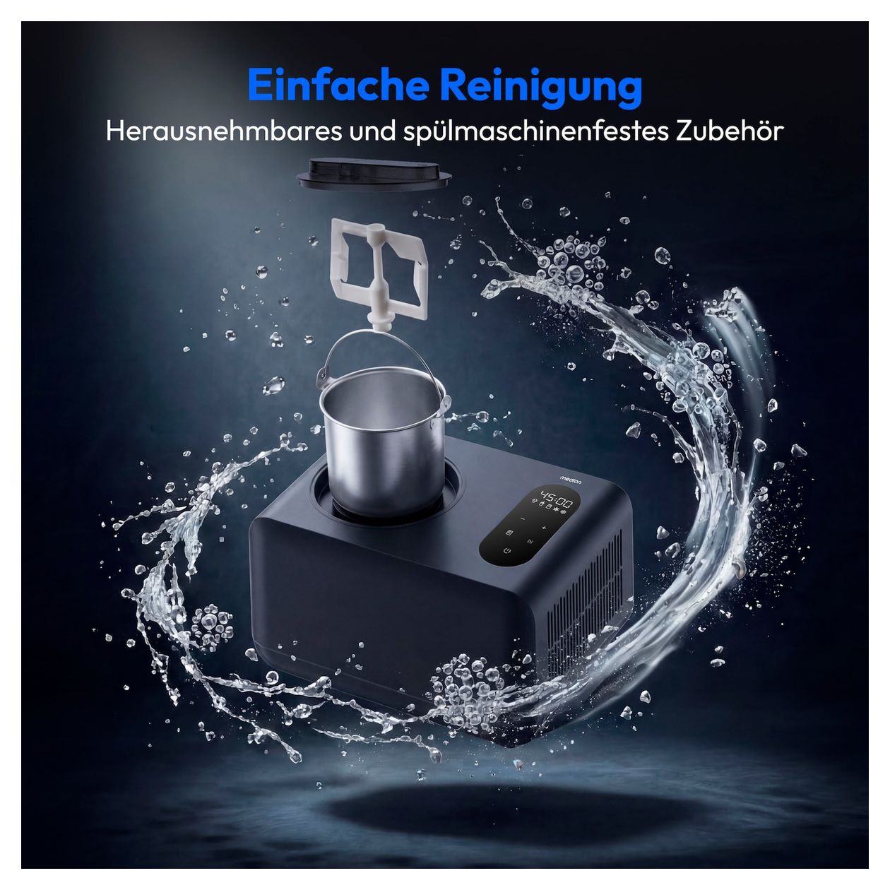 MD 100087 1,5 l Eismaschine 150 W 