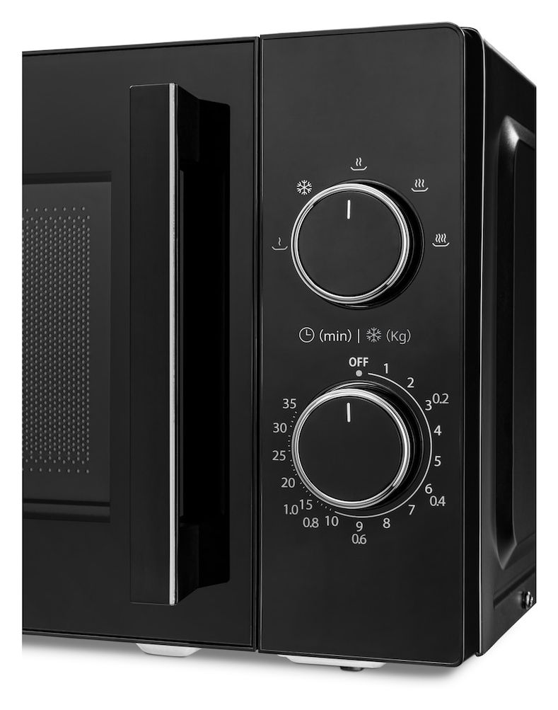 MD12011 Freistehende Mikrowelle 800 W Größe: klein 5 Stufen  (Schwarz) 